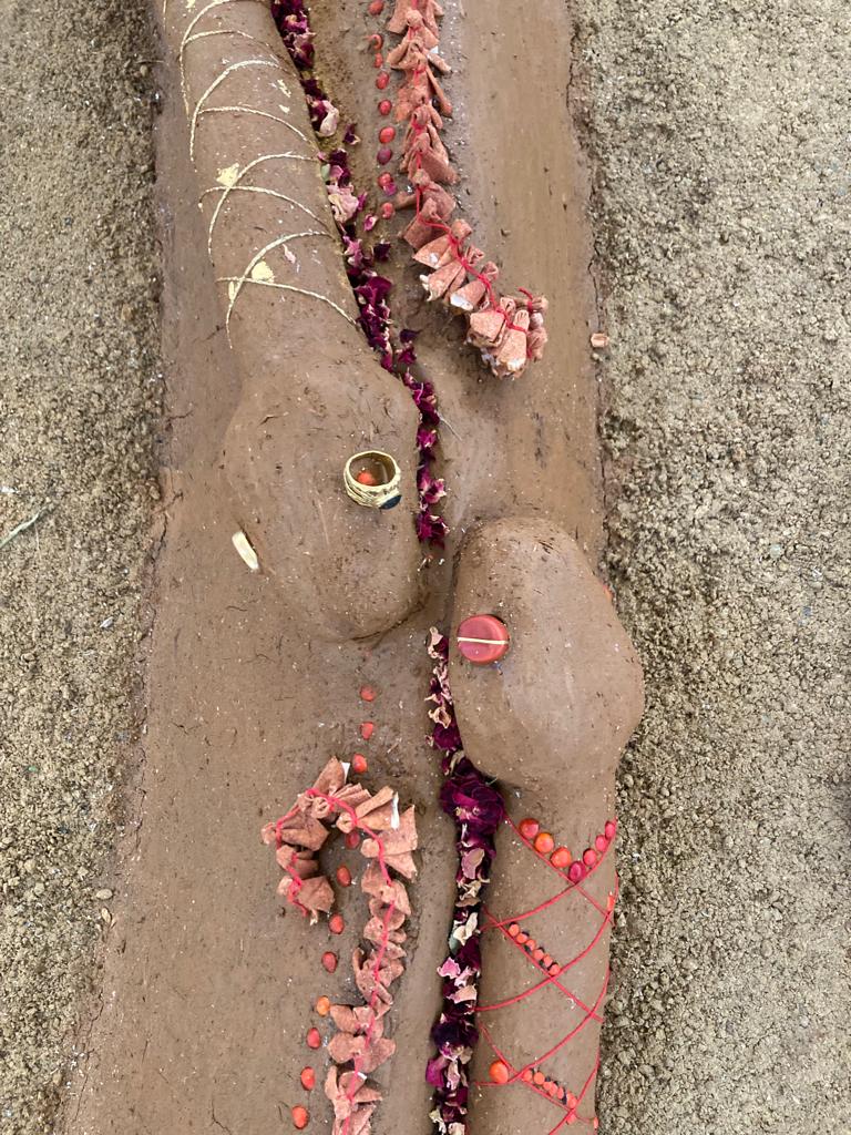 Earth altar detail